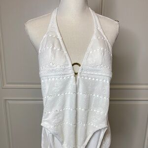 LETARTE SWIMWEAR LACE ONE PIECE SMALL